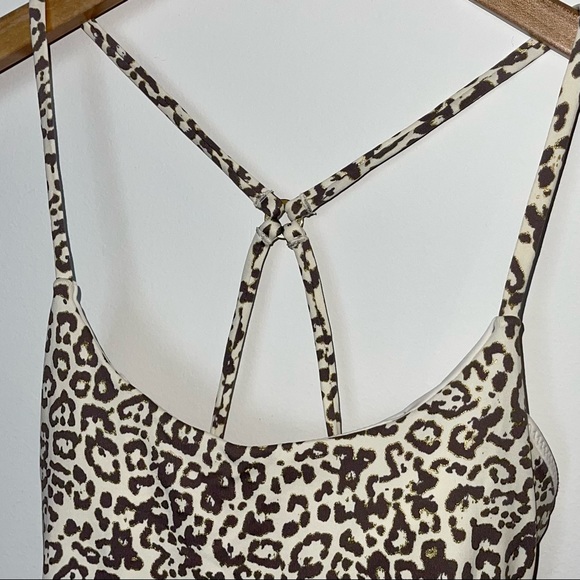 One-piece Swimsuit leopard print size M touché balneaire - Picture 4 of 11